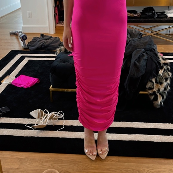 Hot pink Maxi Skirt - Picture 3 of 5